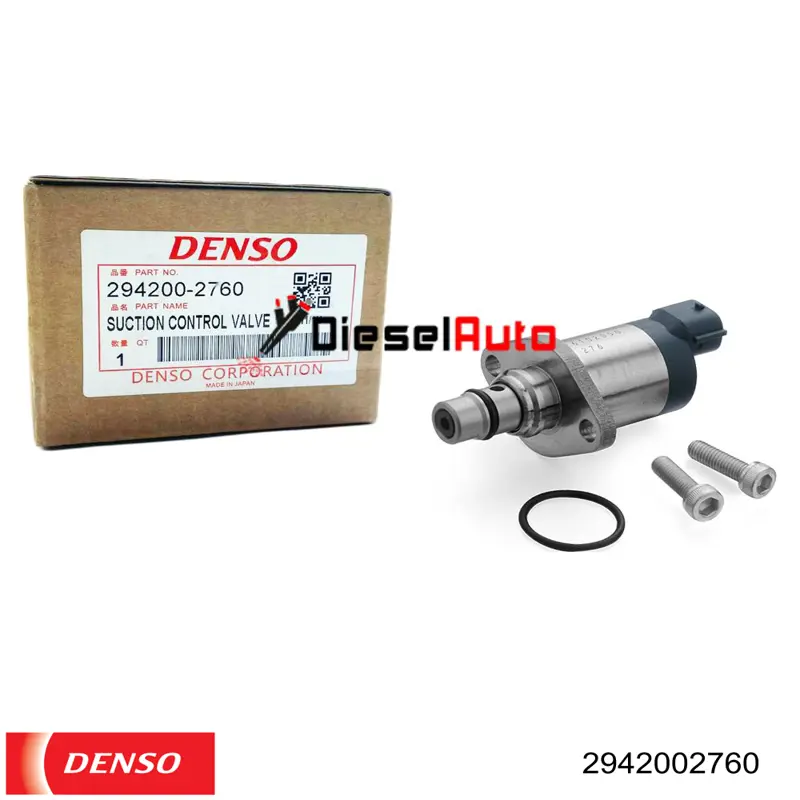 2942002760 Denso válvula de regulação de pressão (válvula de redução da bomba de combustível de pressão alta Common-Rail-System)