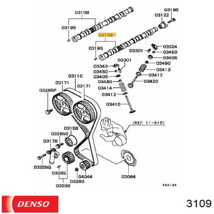 3109 Denso Свечи зажигания