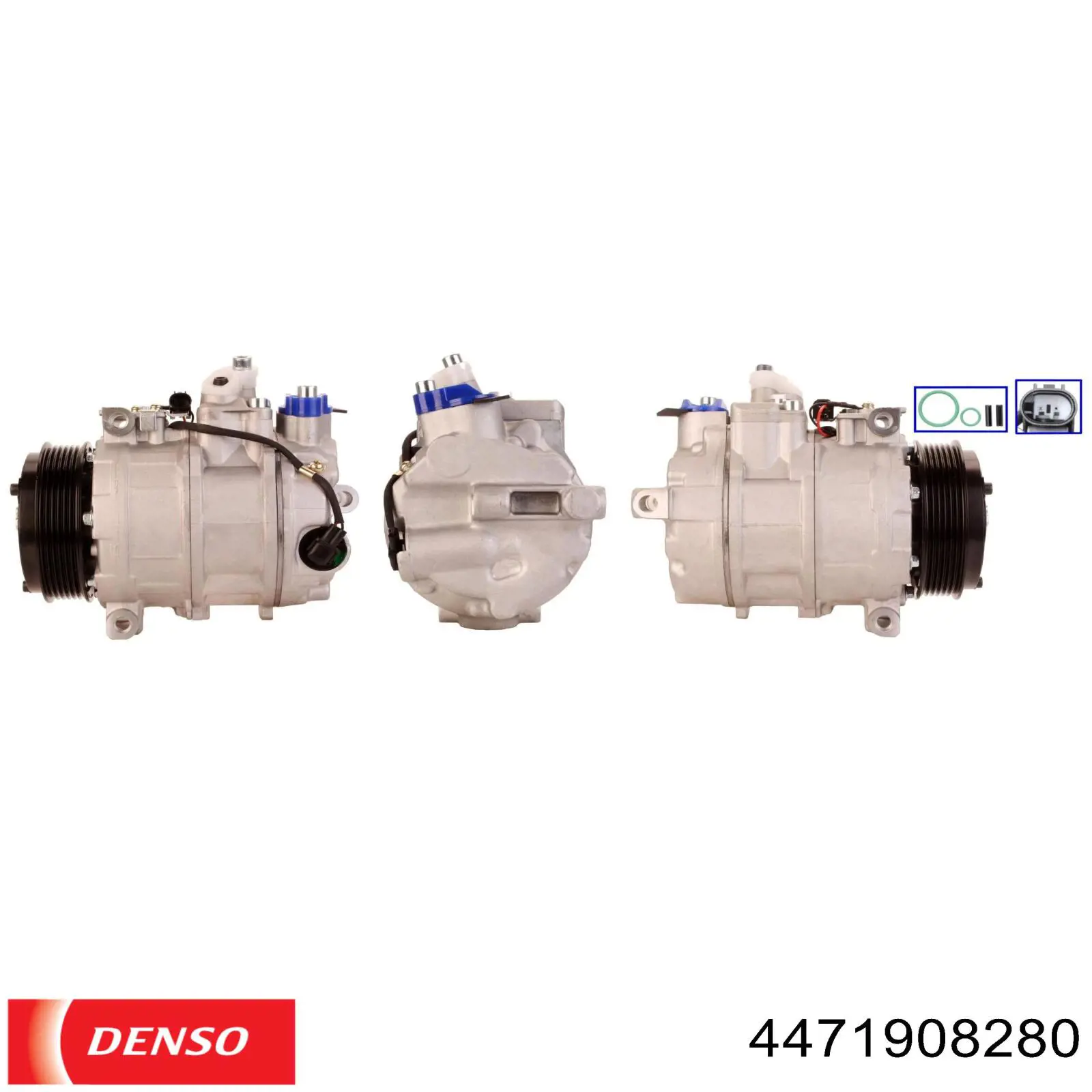 Компрессор кондиционера 4471908280 Denso