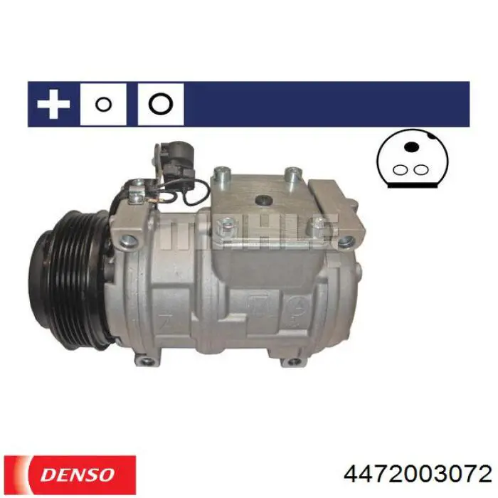 Компрессор кондиционера 4472003072 Denso