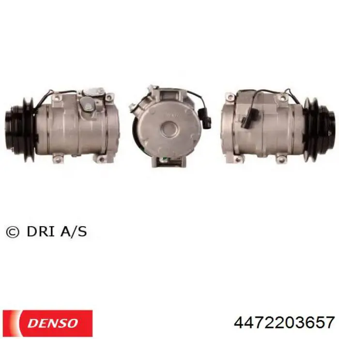 Компрессор системы кондиционирования Denso 4472203657 цена, от 146.73 USD
