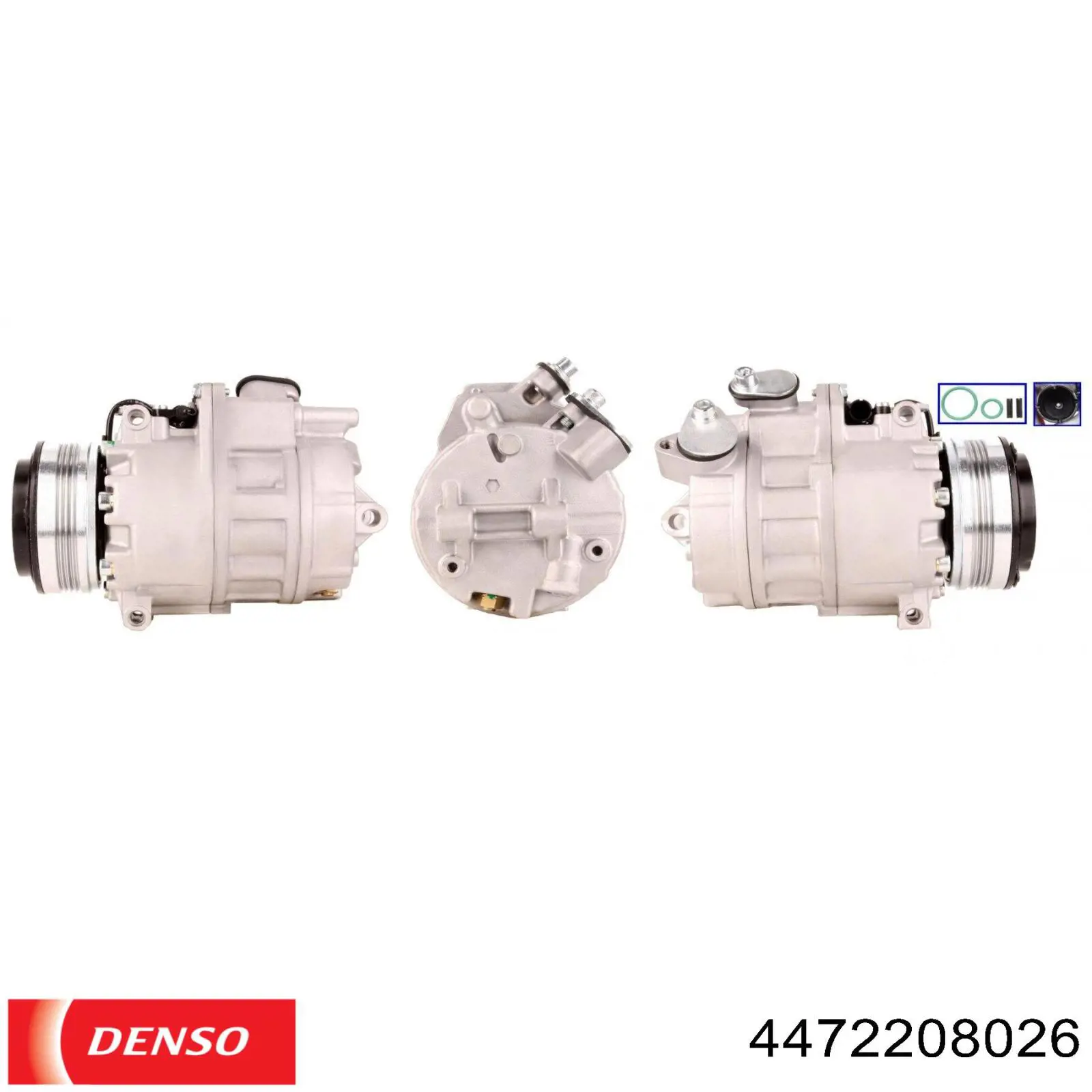 Компрессор кондиционера 4472208026 Denso