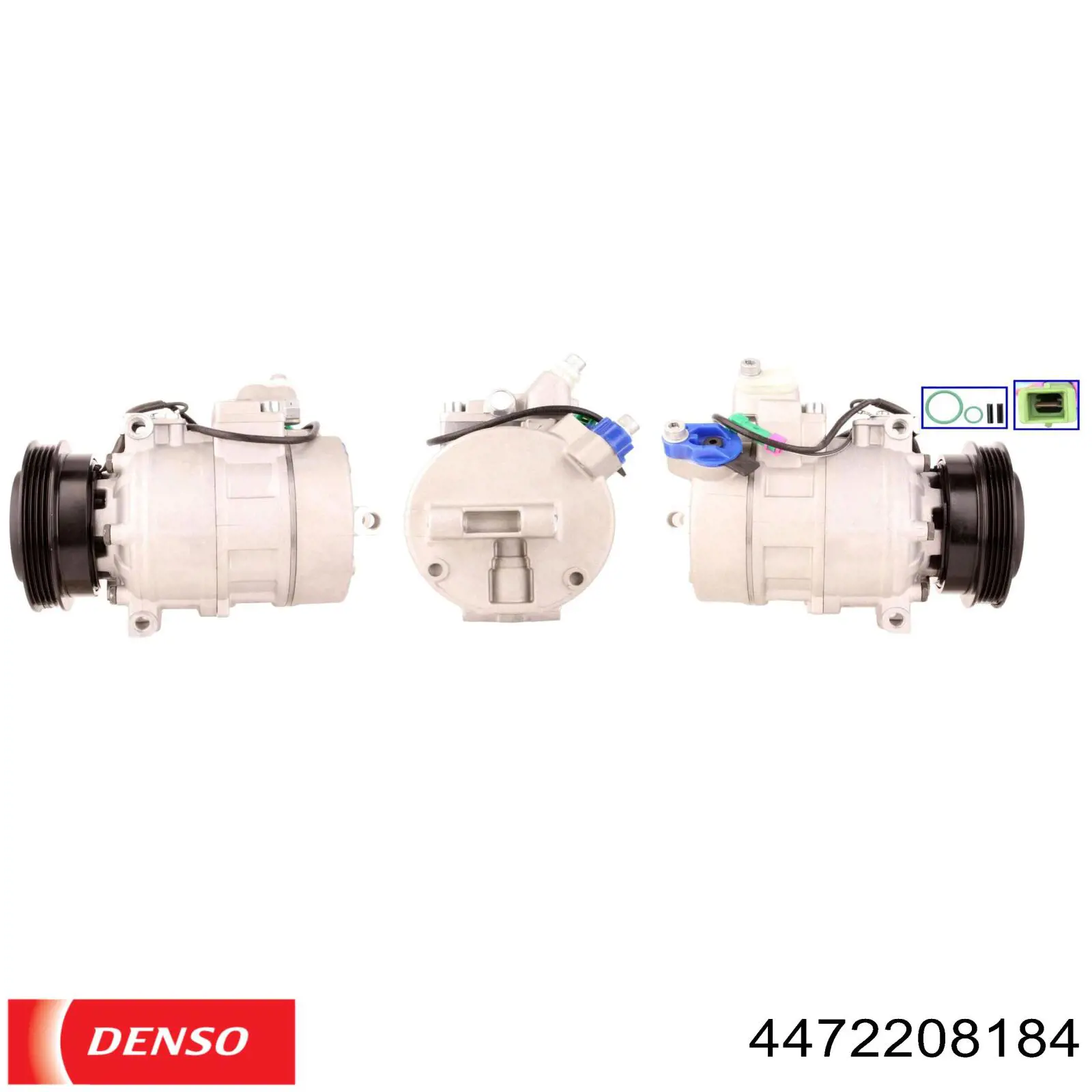 Компрессор кондиционера 4472208184 Denso