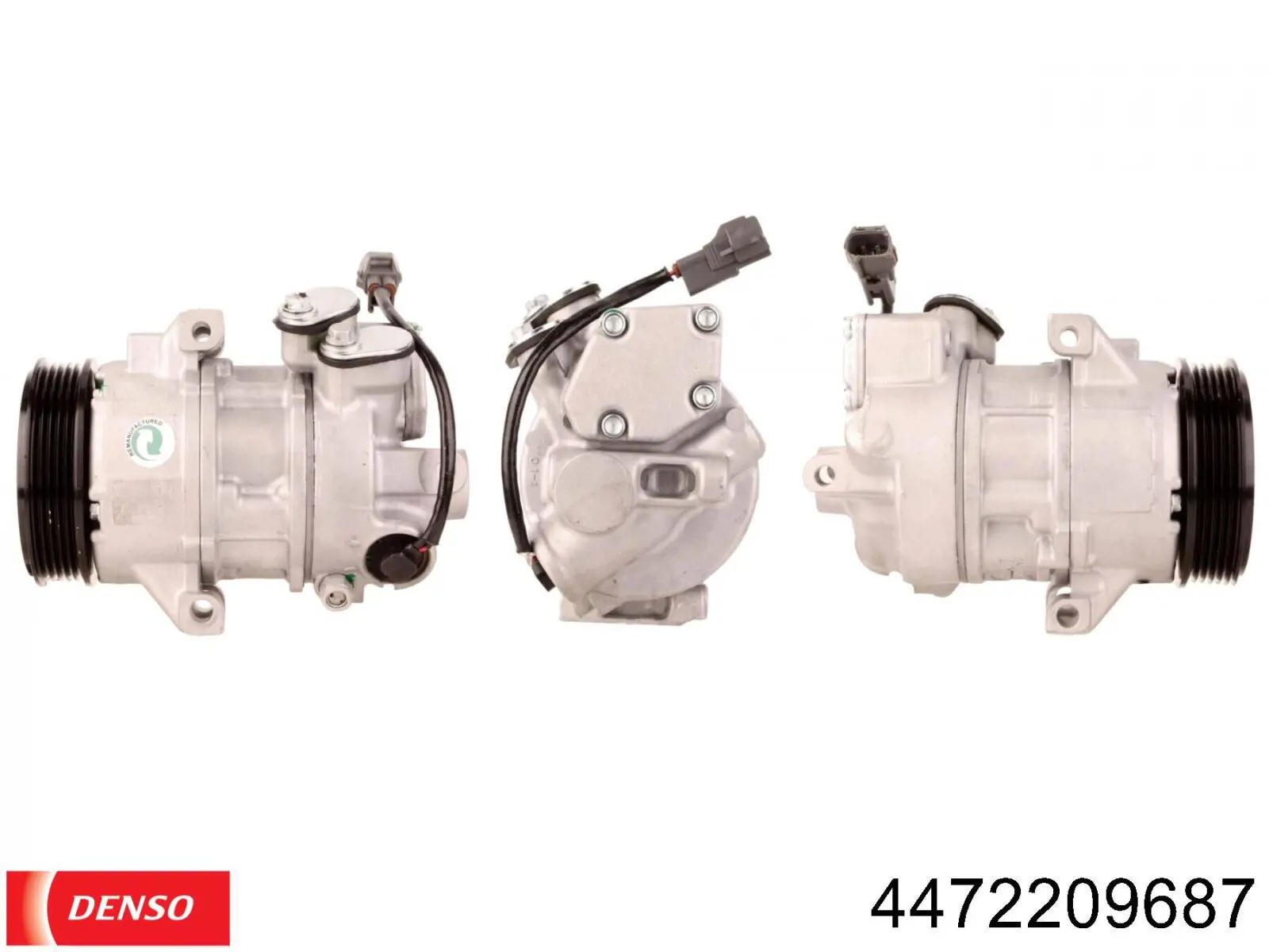 447220-9687 Denso compressor de aparelho de ar condicionado