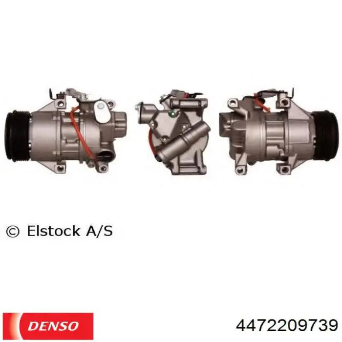 Компрессор кондиционера 4472209739 Denso