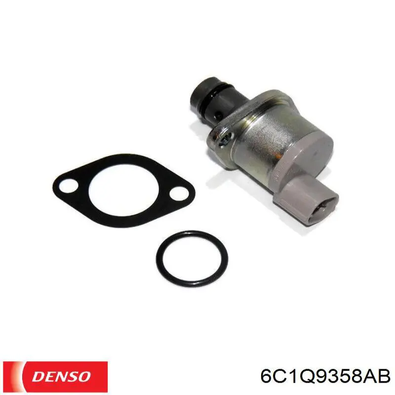 6C1Q9358AB Denso клапан регулировки давления (редукционный клапан тнвд Common-Rail-System)