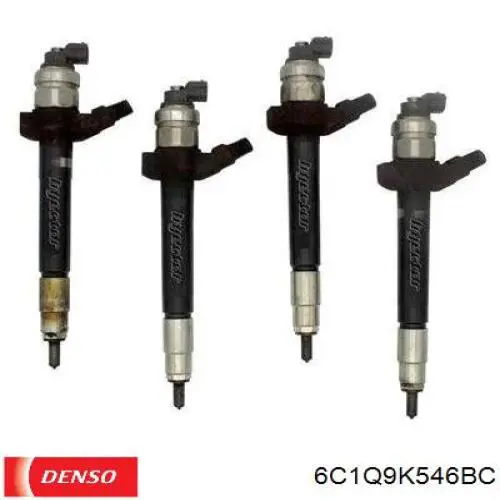 Форсунка впрыска топлива 6C1Q9K546BC Denso