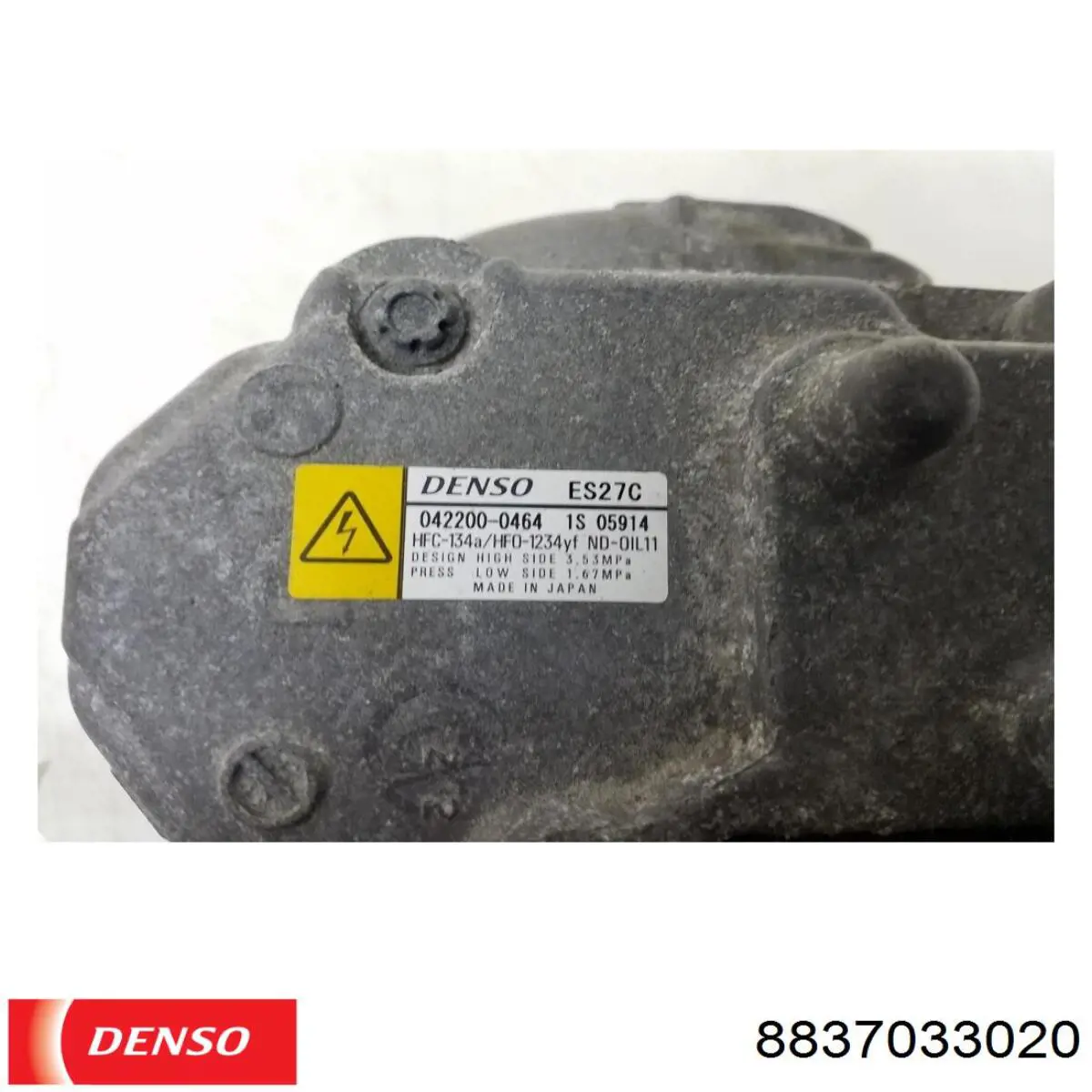 Компрессор кондиционера 8837033020 Denso