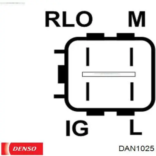 DAN1025 Denso генератор