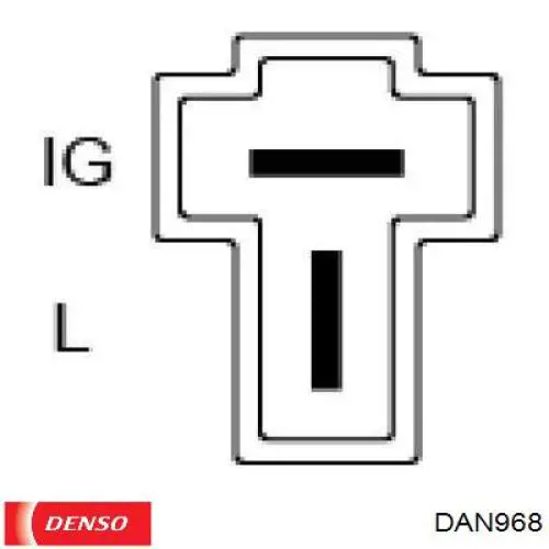 DAN968 Denso генератор