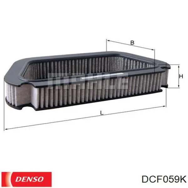 Купить DCF059K Denso Фильтр салона угольный