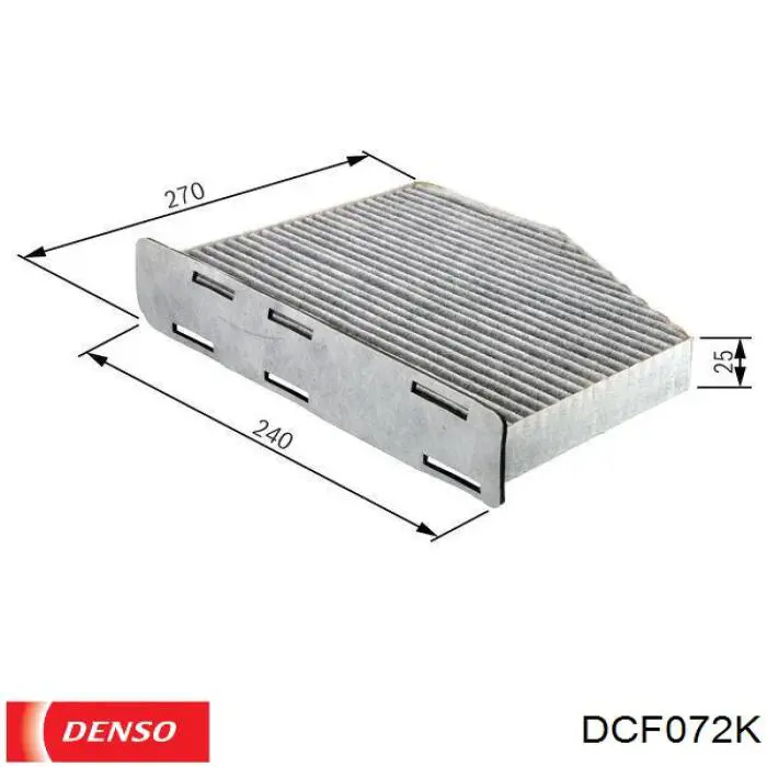 DCF072K Denso фильтр салона