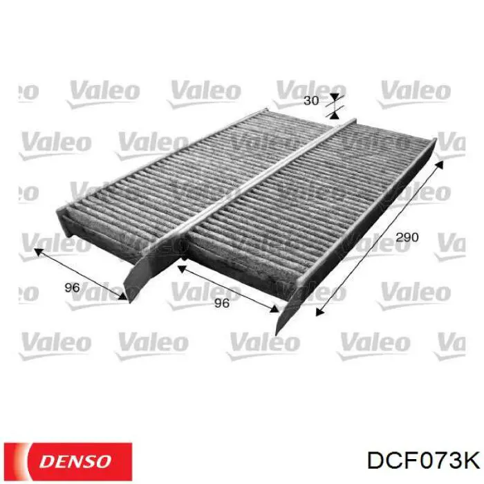 Купить DCF073K Denso Фильтр салона угольный
