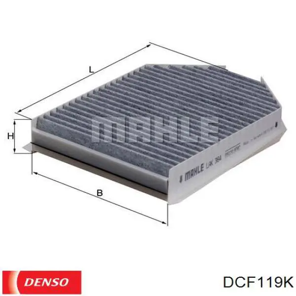 DCF119K Denso фильтр салона