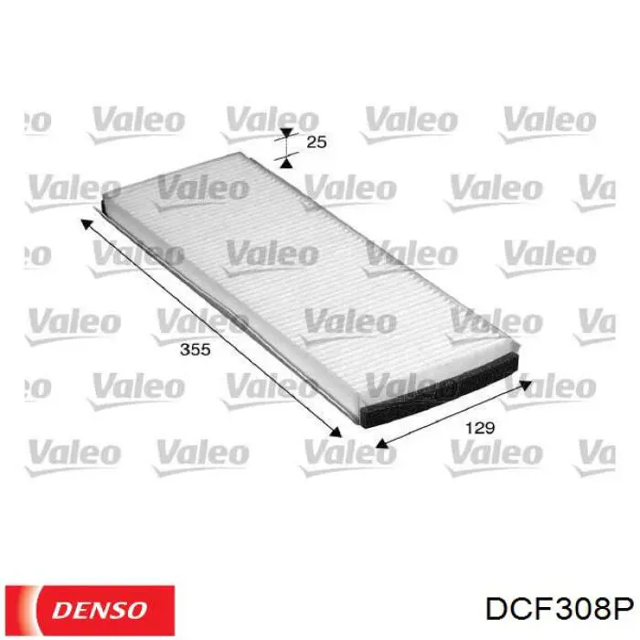 DCF308P Denso Внутрисалонный фильтр
