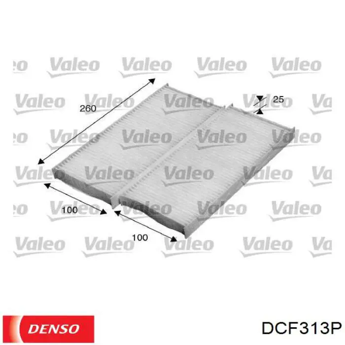 DCF313P Denso Внутрисалонный фильтр