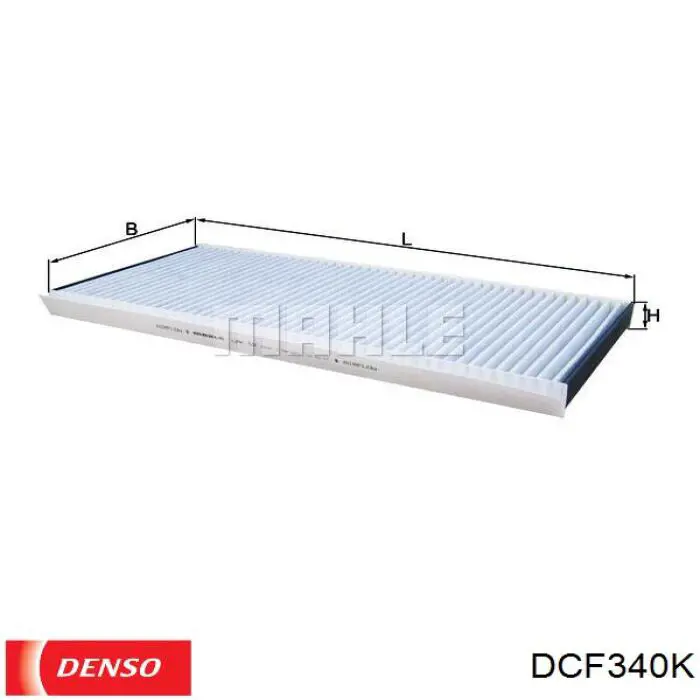 Фильтр воздушный отопителя Denso DCF340K цена, от 23.45 USD