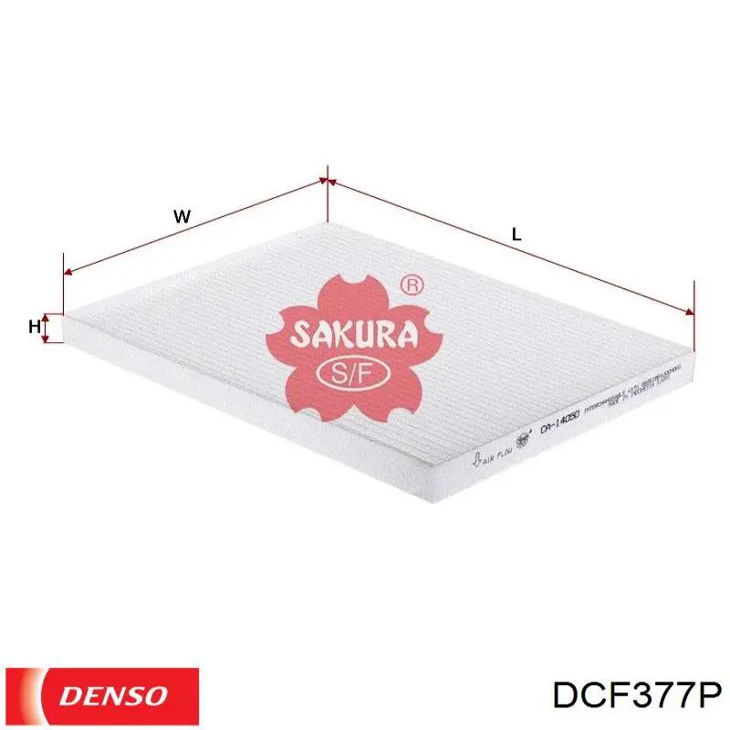 Фильтр салона DCF377P Denso