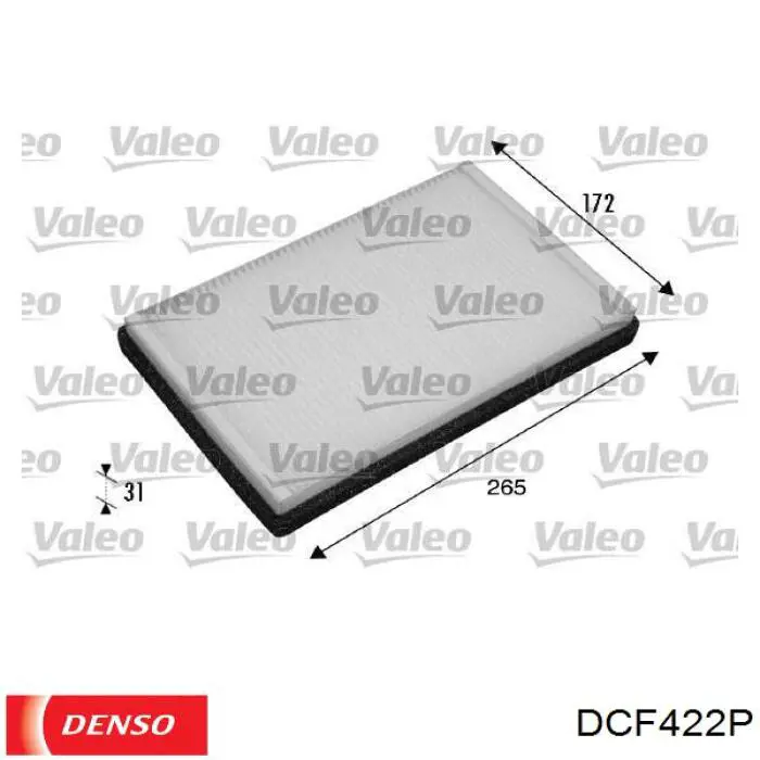 DCF422P Denso фильтр салона