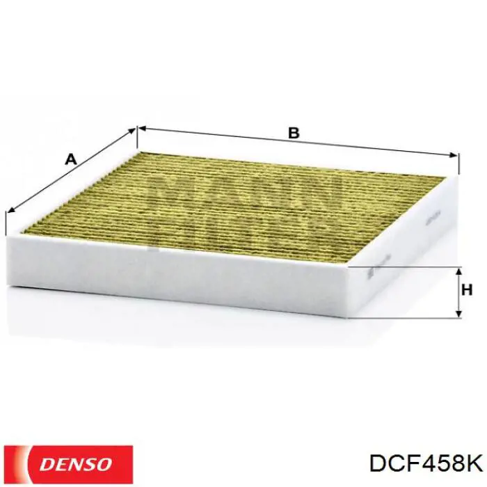 DCF458K Denso Внутрисалонный фильтр