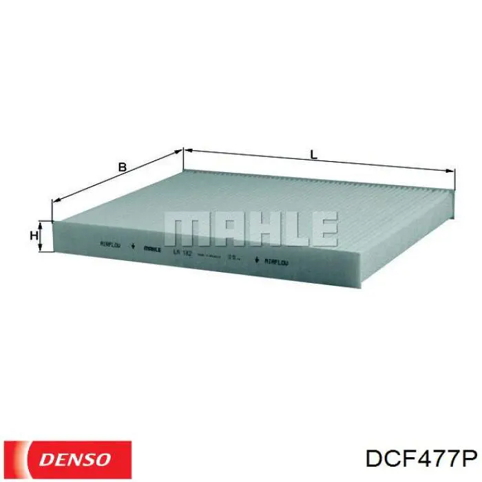 Воздушный фильтр салона Denso DCF477P