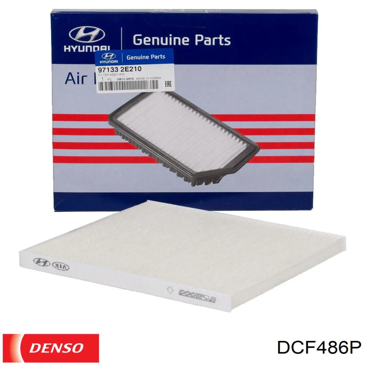 Купить DCF486P Denso Фильтр салона угольный