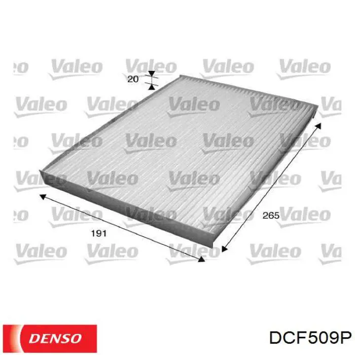 Фильтр воздушный отопителя Denso DCF509P цена, от 6.20 USD