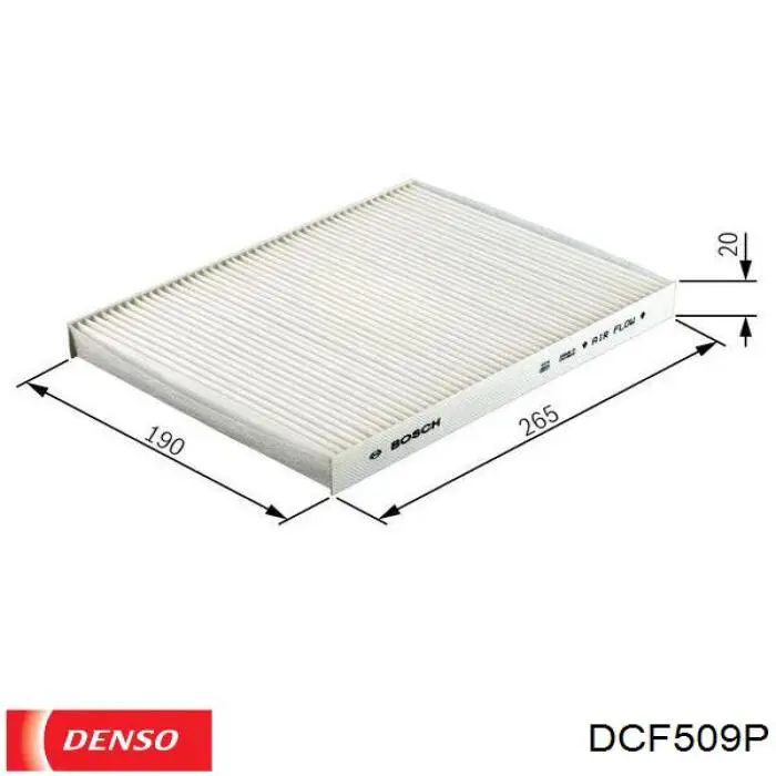 Купить DCF509P Denso Фильтр салона угольный