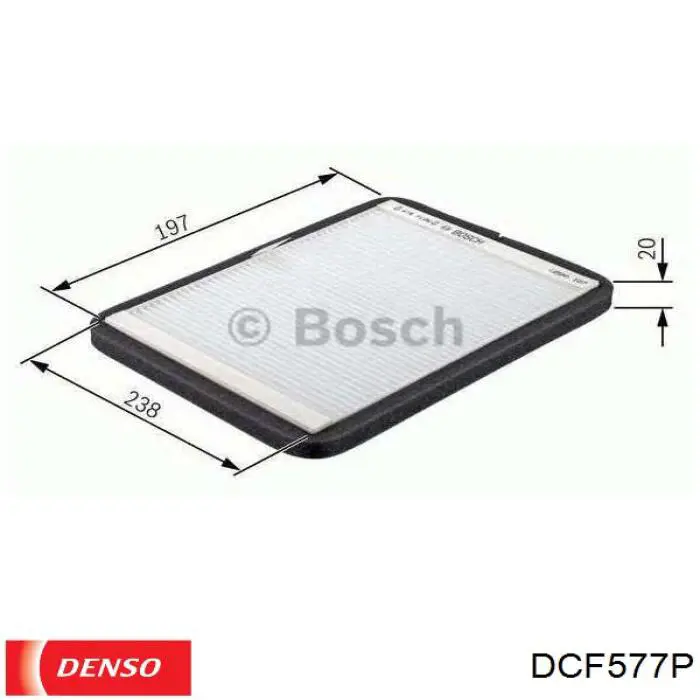 Купить DCF577P Denso Фильтр салона угольный