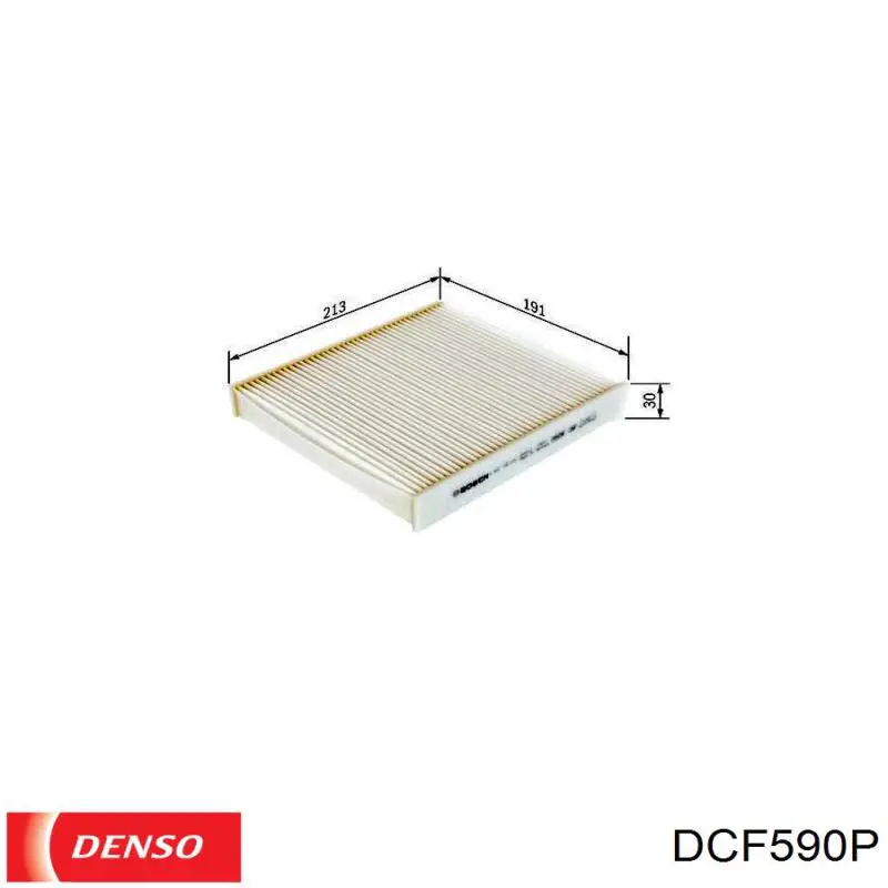 Фильтр воздушный отопителя Denso DCF590P цена, от 6.33 USD