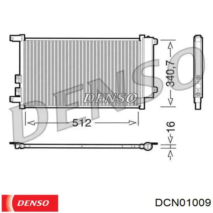 DCN01009 Denso Конденсатор