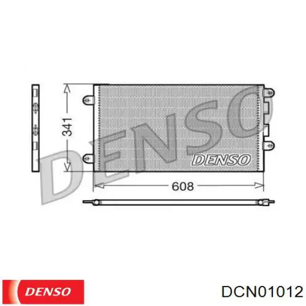 Радиатор кондиционера DCN01012 Denso