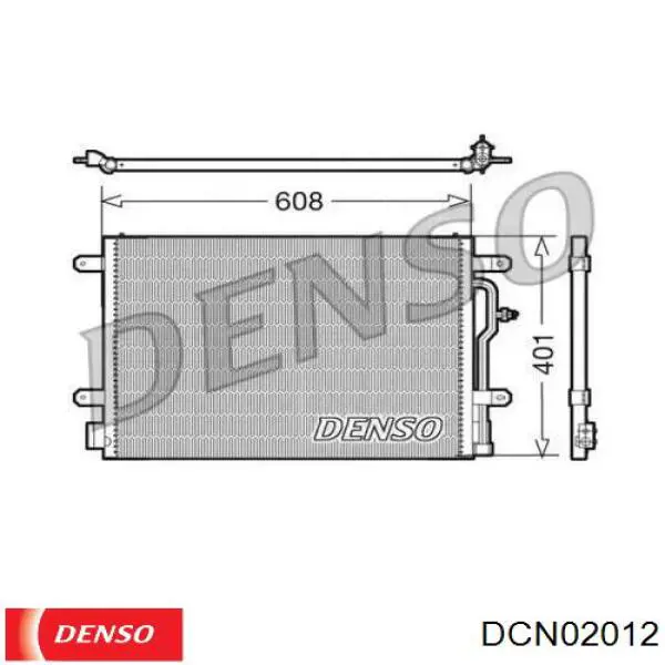 Condensador aire acondicionado DCN02012 Denso