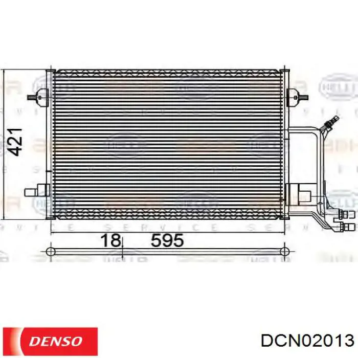 DCN02013 Denso Конденсатор
