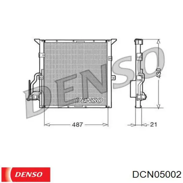 DCN05002 Denso радиатор кондиционера