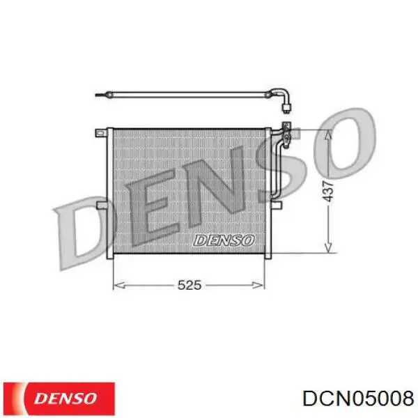 Конденсатор кондиционера Denso DCN05008 цена, от 59.75 USD