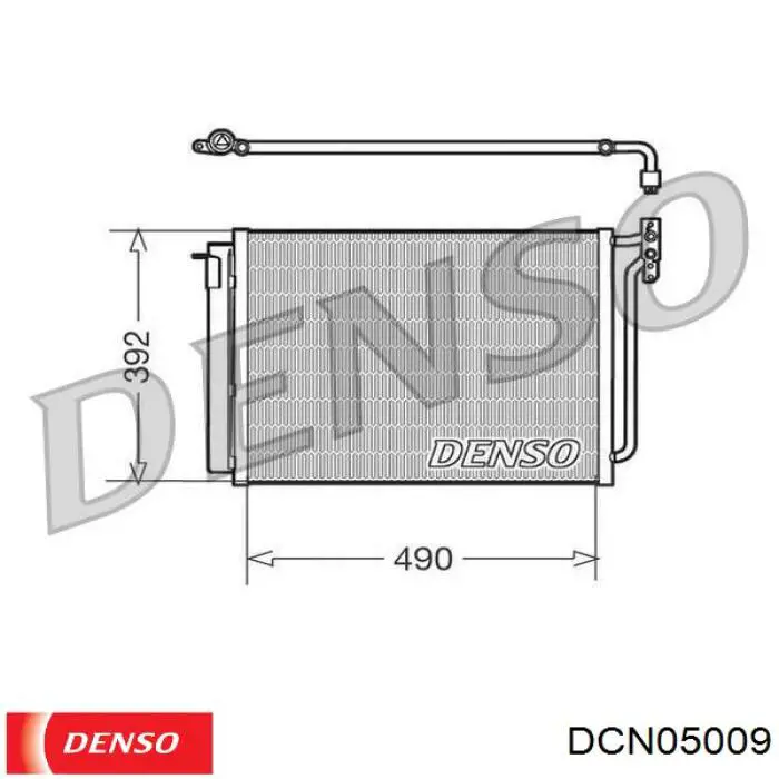 Condensador aire acondicionado DCN05009 Denso