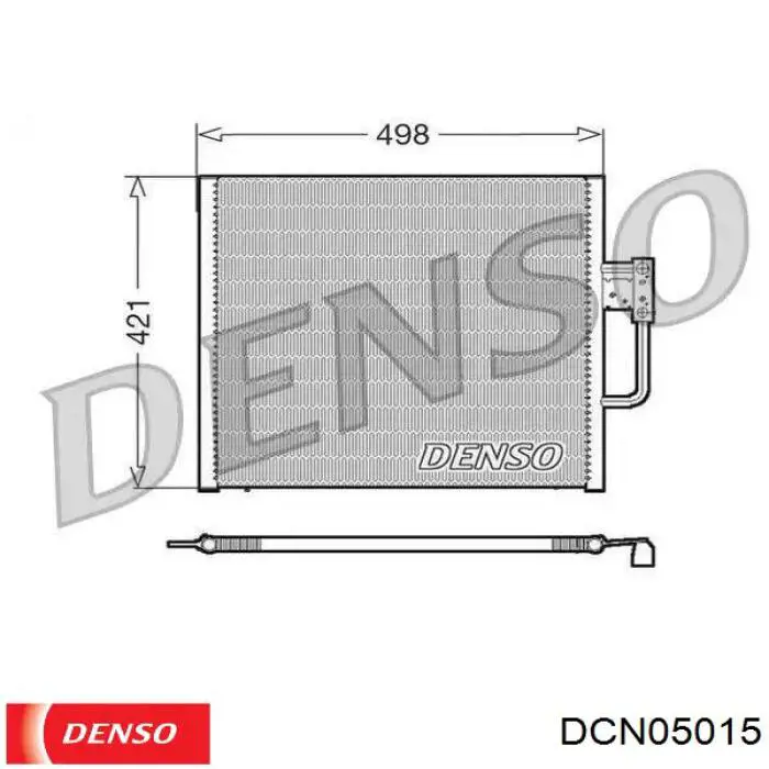 DCN05015 Denso радиатор кондиционера