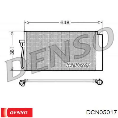 Condensador aire acondicionado DCN05017 Denso