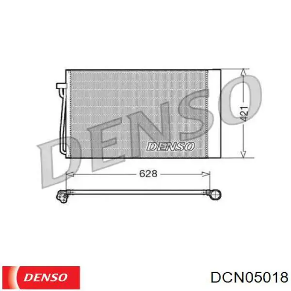 Condensador aire acondicionado DCN05018 Denso