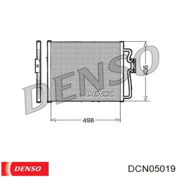 DCN05019 Denso радиатор кондиционера