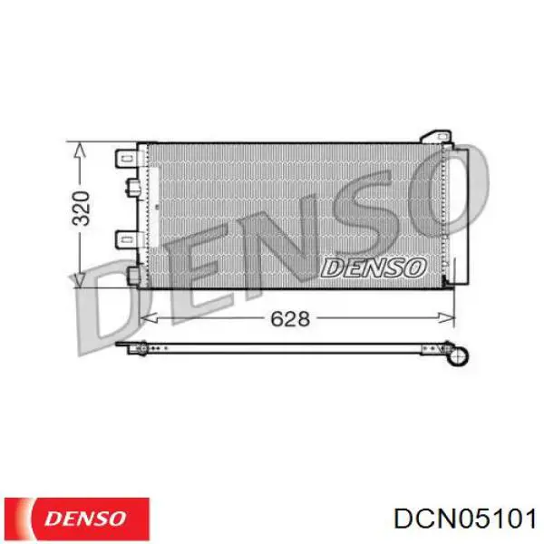 Конденсатор кондиционера Denso DCN05101 цена, от 91.44 USD