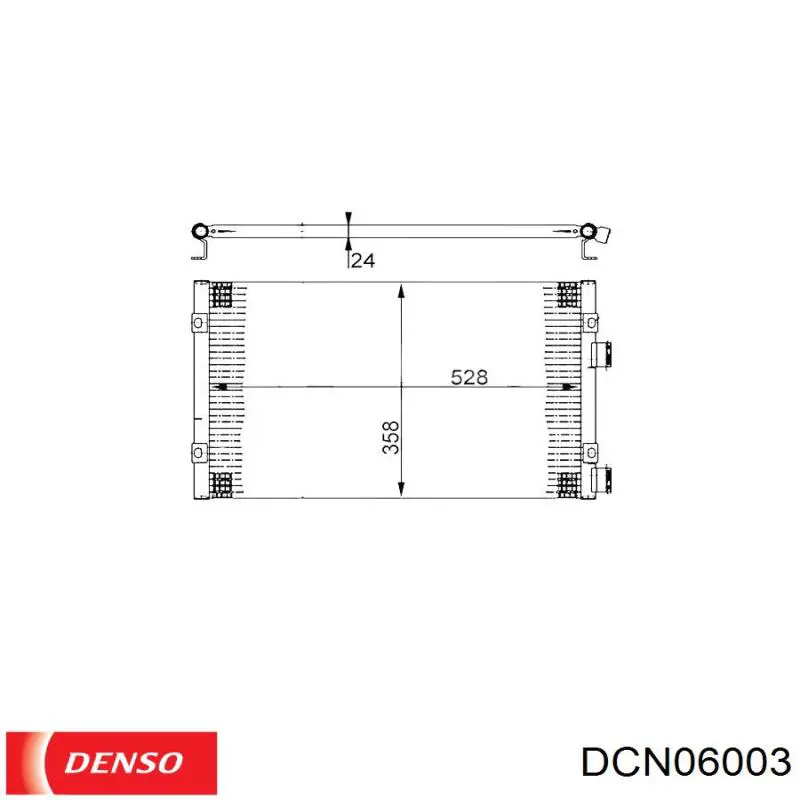 DCN06003 Denso Конденсатор