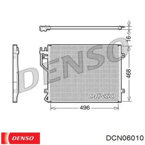 DCN06010 Denso Конденсатор