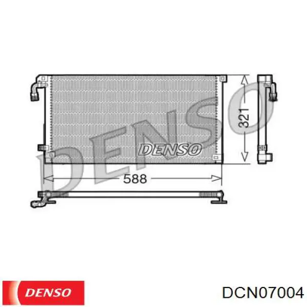 Радиатор кондиционера DCN07004 Denso