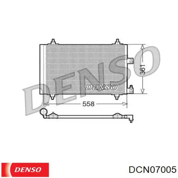 Радиатор кондиционера DCN07005 Denso