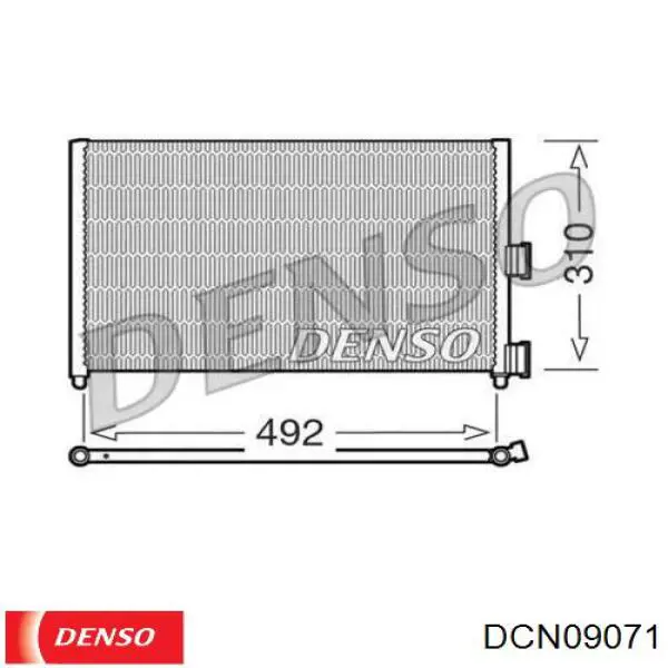 Конденсатор кондиционера Denso DCN09071 цена, от 51.03 USD
