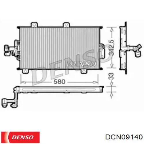 7618916 Fiat/Alfa/Lancia Конденсатор
