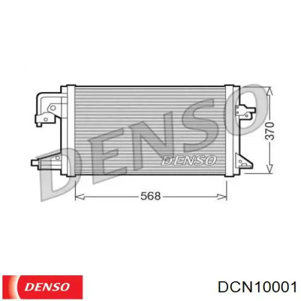 Радиатор кондиционера DCN10001 Denso