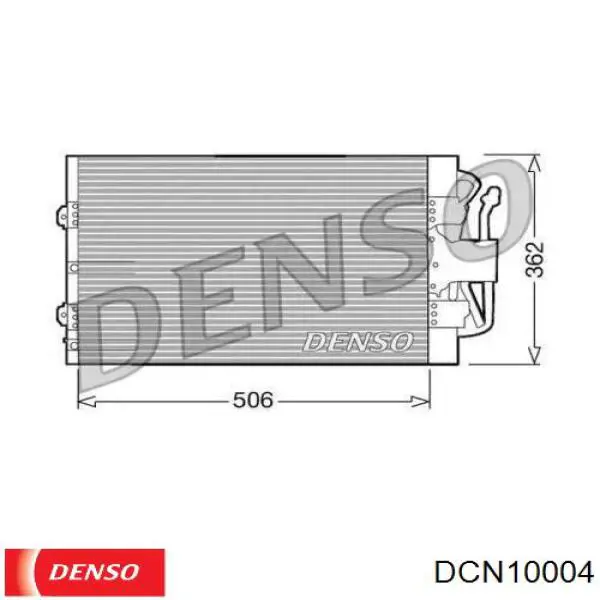 DCN10004 Denso радиатор кондиционера
